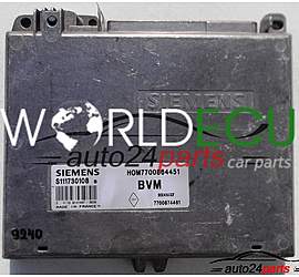 БЛОК УПРАВЛЕНИЯ ДВИГАТЕЛЕМ RENAULT MEGANE 1.4, SIEMENS S111730108 B, S111730108B, HOM7700864451, 7700874461 BVM