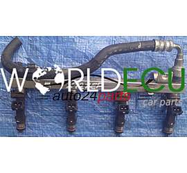 FUEL INJECTOR PETROL 1.2 Z12XEP 1.4 Z14XEP OPEL AGILA ASTRA CORSA MERIVA 2004-2006 24420543, 5817425, BOSCH 0280158501, 24 420 543, 57 17 425, 24420542, 24 420 542, 817327, 8 17 327