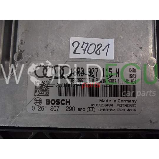 ECU Engine control unit AUDI Q5 0261S07290 8R0907115N MED17.1.1 ECU