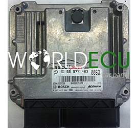 CENTRALINA MOTORE OPEL CORSA D 1.3 CDTI 55577463 55 577 463 00SQ, 55575350 BOSCH 0281017364, 0 281 017 364