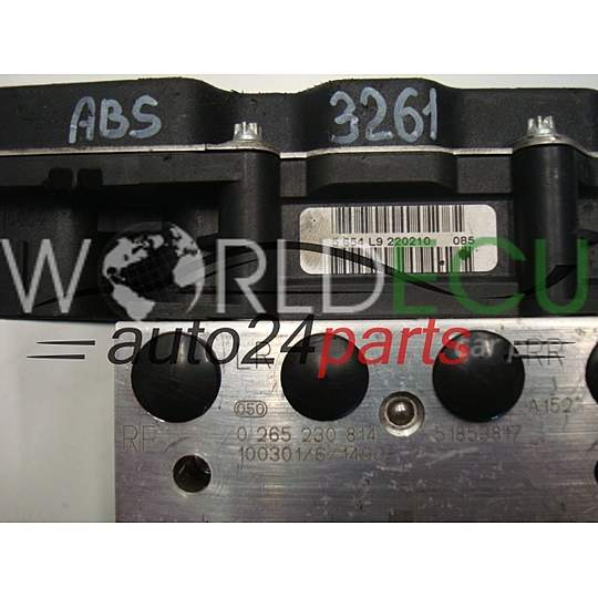 Abs Pump Module FIAT 500 BOSCH 0 265 230 814, 0265230814, 51853817, 0265951550