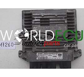 CENTRALINA DO MOTORE FORD FIESTA 1.4 TDCI SIEMENS 5WS40027J-T, 5WS40027JT, 2S6A-12A650-BK, 2S6A12A650BK, SID 802, 1BSE, J38AC