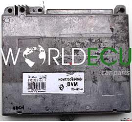 CALCULATEUR MOTEUR RENAULT CLIO 1.2, SIEMENS S101729102 F, S101729102F, HOM7700854160, 7700854160