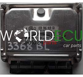 CENTRALINA MOTORE VW VOLKSWAGEN GOLF 1.9 TDI 038906019CR 038 906 019 CR, BOSCH 0 281 010 663, 0281010663, DIESEL EDC15P+ 1475 28SA5399