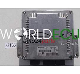CENTRALINA MOTORE CITROEN PEUGEOT 2.0 HDI BOSCH 0 281 011 342, 0281011342, 96 511 750 80, 9651175080, EDC15C2 97