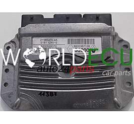 ECU CENTRALITA DE MOTOR RENAULT MEGANE 1.6 16V JOHNSON CONTROLS 21585470-4A, 215854704A, 8200528372, 8200387138