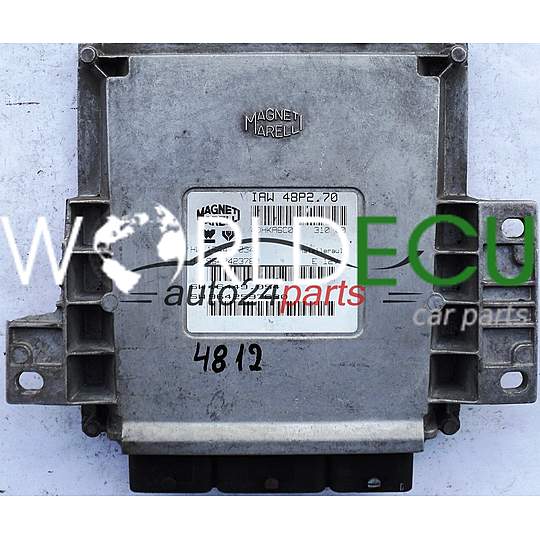 CENTRALINA DO MOTORE PEUGEOT 206 1.1 9645243180 IAW48P270, IAW48P2.70, IAW 48P2.70, HW 9642423780, 16447034, 16447.034, SW 9642597680, 16449054, 16449.054