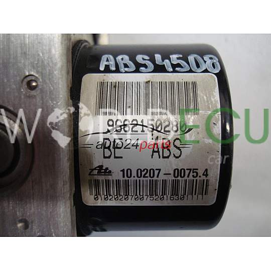 Abs Pump Module CITROEN 9662150280, 10.0207-0075.4, 10020700754, 10.0970-1126.3, 10097011263