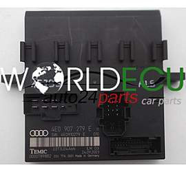 Centralina de comando do sistema confort  AUDI A8 TEMIC 00007898B2, 4E0 907 279 E, 4E0907279E