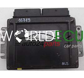 CALCULATEUR MOTEUR RENAULT CLIO 1.2, SIEMENS S110030104 C, S110030104C, 7700112436, 7700110471