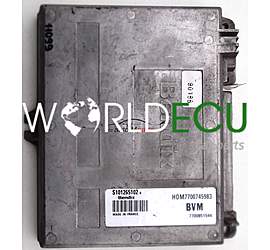 CALCULATEUR MOTEUR  RENAULT 25 TXI 2.0, S101265102 B, S101265102B, HOM7700745983, 7700851544
