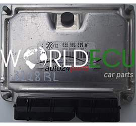 CENTRALINA MOTORE VW VOLKSWAGEN GOLF 1.9 TDI 038906019AT, 038 906 019 AT, BOSCH 0 281 010 974, 0281010974, DIESEL EDC15P+ 1513 28SA5595