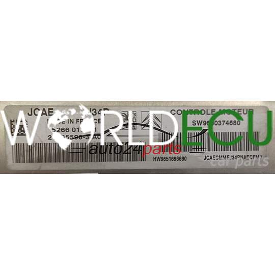 CENTRALINA MOTORE CITROEN PEUGEOT 1.4 Johnson Controls 21585598-3 A0, 215855983A0, 215855983, SW9660374680, HW9651696680