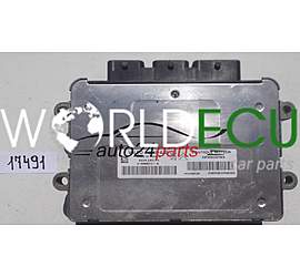 ECU ENGINE CONTROLLER CITROEN PEUGEOT VALEO J34P-AAE 21586674-1 A, 215866741A, SW9666257580, HW9655883280