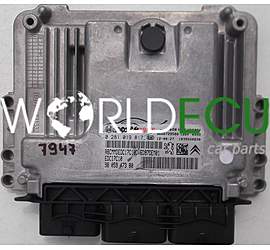 CENTRALINA MOTORE CITROEN BERLINGO, PEUGEOT 1.6, BOSCH 0 281 019 817, BOSCH 0281019817, 98 059 473 80, 9805947380, EDC17C10
