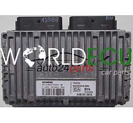 CENTRALINA DO MOTORE PEUGEOT 406 SIEMENS S118057507 B, S118057507B, 9639944380