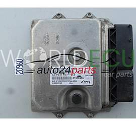 Engine control unit - ECU controllers FIAT PUNTO EVO MJD 8F2.GE, MJD8F2GE, 51918365