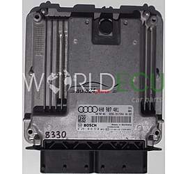 Engine control unit - ECU controllers AUDI A8 3.0 TDI BOSCH 0 281 016 910, 0281016910, 4H0 907 401, 4H0907401, 4G0907401, EDC17CP44 - PLUG&PLAY
