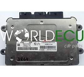 CENTRALINA MOTORE PEUGEOT 206 JCAE J34P 21585694-3 A0 SW9661474280, HW9655883280
