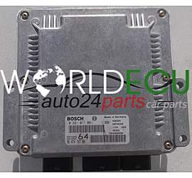 ECU CENTRALITA DE MOTOR PEUGEOT 307 2.0 HDI BOSCH 0 281 011 081, 0281011081, 96 474 727 80, 9647472780, 9646850580, EDC15C2