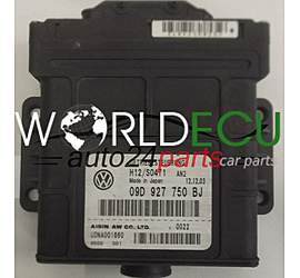 ECU AUTOMATIC GEARBOX PORSCHE CAYENNE 4.5 S V8  AISIN 09D 927 750 BJ,  09D927750BJ