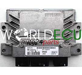 ECU ENGINE CONTROLLER FORD FIESTA 1.6 6V21-12A650-HC, 6V2112A650HC, 12A650HC, S180049001 C, 0HAC, J38AC