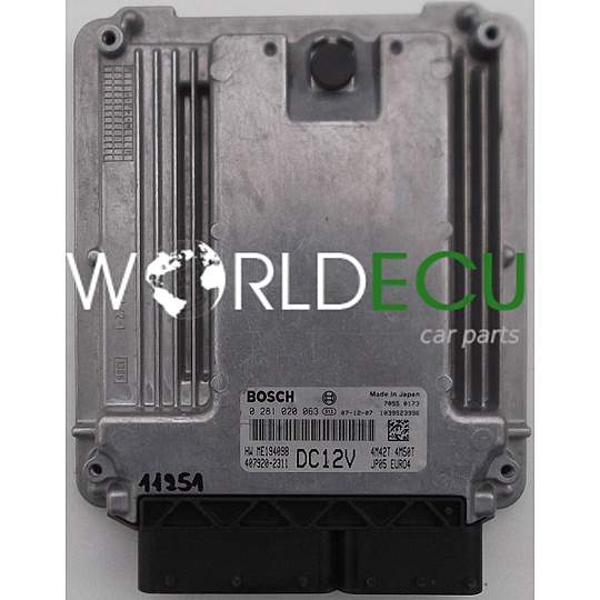 CALCULATEUR MOTEUR  MITSUBISHI CANTER BOSCH 0 281 020 063, 0281020063, 407920-2311, 4079202311