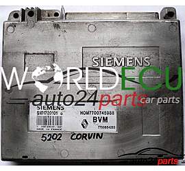 CALCULATEUR MOTEUR RENAULT SAFRANE 2.2 SIEMENS S101720101G, S101720101 G, 101720101, HOM7700745988, HOM 7700745988, 7700864283