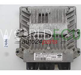 Engine control unit - ECU controllers FORD FIESTA FUSION 1.4 TDCI SIEMENS 5WS40141D-T, 5WS40141DT, 3N11-12A650-AB, 3N1112A650AB