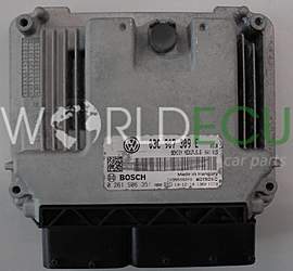 CENTRALINA MOTORE VW VOLKSWAGEN BOSCH 0261S06351, 0 261 S06 351, 03C907309E, 03C 907 309 E