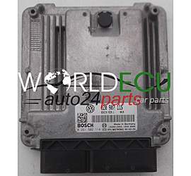 CENTRALINA DO MOTORE SKODA OCTAVIA 2.0 TURBO BOSCH 0 261 S02 114, 0261S02114, 1Z0 907 115, 1Z0907115, MED9.1
