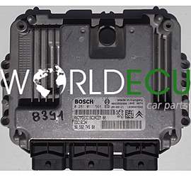 ECU ENGINE CONTROLLER CITROEN C5 1.6 HDI BOSCH 0 281 011 561, 0281011561, 96 582 745 80, 9658274580, 9653958980, 1039S07245, EDC16C34