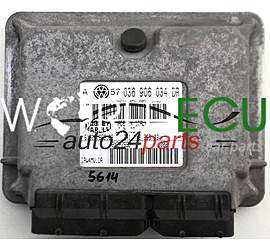 CENTRALINA MOTORE VW VOLKSWAGEN GOLF 1.6 IAW4MVDR, IAW4MV.DR, 036906034DR, 036 906 034 DR, 6160066609, 61600.666.09