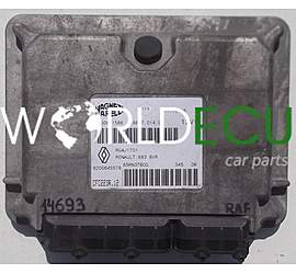 CALCULATEUR MOTEUR RENAULT MAGNETI MARELLI CFC223R.12, CFC223R12, 8200671586, 16887.014.00, 1688701400, 8200645578