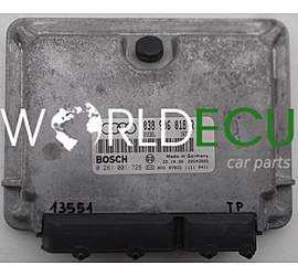 MOTORSTEUERGERÄT ECU STEUERGERAT VOLKSWAGEN AUDI A4 B5 BOSCH 0 281 001 726, 0281001726, 038 906 018 R, 038906018R
