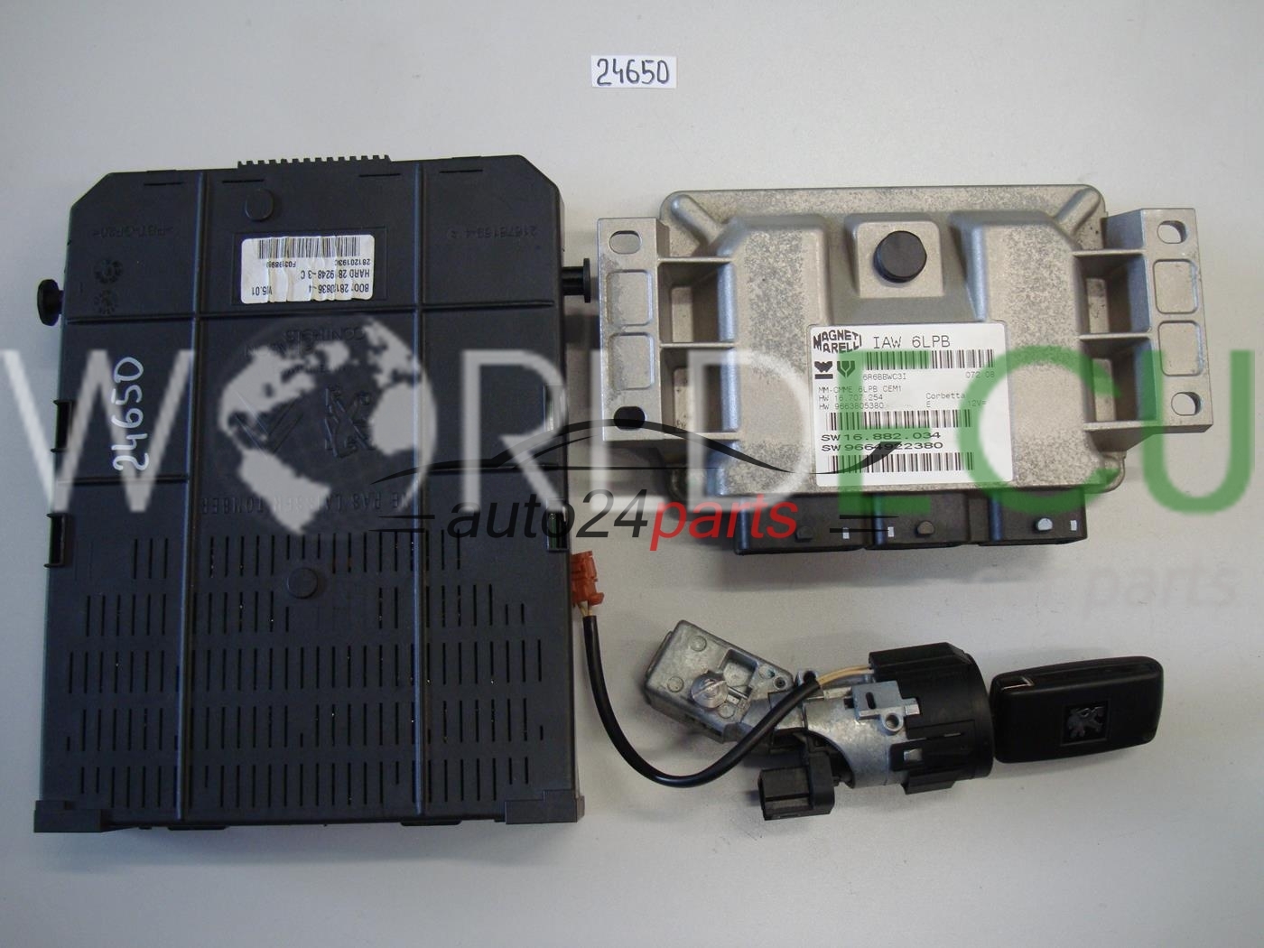 Ecu Engine Control Unit Peugeot 307 407 2 0 Iaw6lpb Iaw 6lpb
