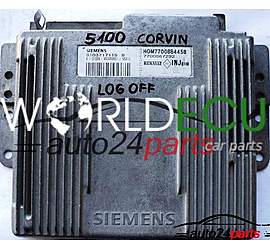 CALCULATEUR MOTEUR RENAULT LAGUNA 1.8 SIEMENS S103717115B, S103717115 B, HOM7700864458 HOM 7700864458, 7700867292
