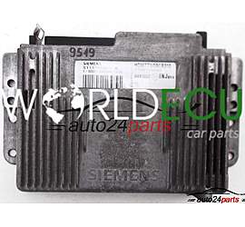 CALCULATEUR MOTEUR RENAULT SCENIC, SIEMENS S113725201B, S113725201 B, HOM7700808312, 7700808312