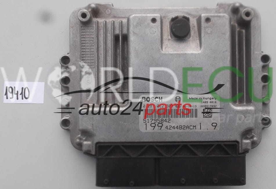 Calculateur Moteur FIAT PUNTO 1.4 - Référence ME73H4F025 - Occasion à Reprogrammer