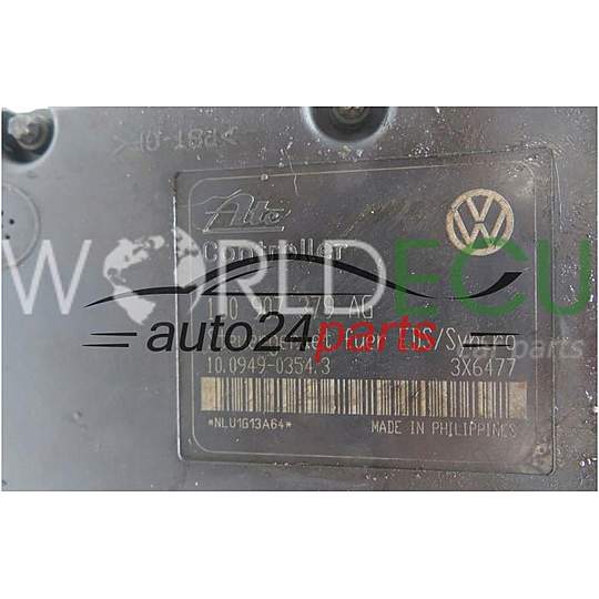 ABS POMPA CENTRALINA VOLKSWAGEN SKODA 1J0614217F, 10.0204-0214.4, 10020402144, 1J0907379AG, 10.0949-0354.3, 10094903543