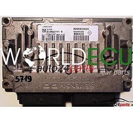CENTRALINA CALCOLATORE SCATOLA DEL CAMBIO  RENAULT MEGANE 2.0 SIEMENS S126027101B, S126027101 B, 8200623620, 8200563399