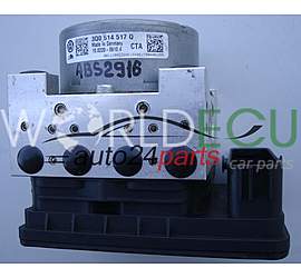 ABS POMPA CENTRALINA VW VOLKSWAGEN GOLF 3Q0614517Q, 10.0220-0610.4, 10022006104, 3Q0907379Q, 10.0916-0317.3, 10091603173