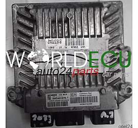  БЛО0К УПРАВЛЕНИЯ ДВИГАТЕЛЕМ PEUGEOT 406 2.0 HDI SIEMENS SID801A 5WS40107E-T SW9653150080, SW 9653150080, HW964723380, HW 9647223380