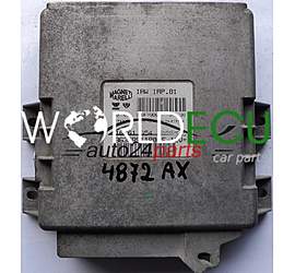 CALCULATEUR MOTEUR PEUGEOT 206 1.4 9635991180, IAW1AP81, IAW1AP.81, IAW 1AP.81, 16301354, 16301.354