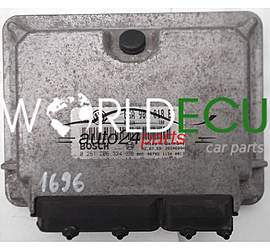 CENTRALINA MOTORE VW VOLKSWAGEN GOLF BORA 2.0 06A906018EF, BOSCH 0 261 206 324, 0261206324