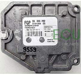 CENTRALINA MOTORE OPEL ASTRA VECTRA SIGNUM ZAFIRA SAAB 9-3 1.8 Z18XE 55355292, 55 355 292, 55354380, 55 354 380, 6235325, 62 35 325, SIEMENS VDO FGP 5WK9403, 5WK9 403