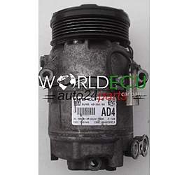 Compressore aria condizionata A/C  climatizzatore OPEL ASTRA H MERIVA ZAFIRA B 1.6 Z16XE1 Z16XER GM 13297442 AC4, 9986181, DELPHI 401351739