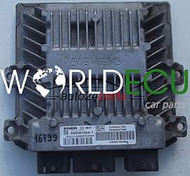 CENTRALINA MOTORE CITROEN BERLINGO PEUGEOT PARTNER 2.0 HDI SIEMENS 5WS40155A-T, 5WS40155AT, SW9653577680 HW9647423380