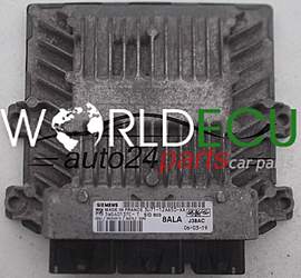 MOTORSTEUERGERÄT ECU STEUERGERÄT FORD FOCUS C-MAX 2.0 TDCI SIEMENS 5WS40137C-T, 5WS40137CT, FoMoCo 3U71-12A650-XA, 3U7112A650XA, 8ALA, SID 803