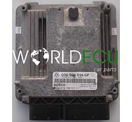 CENTRALINA MOTORE VOLKSWAGEN CADDY 2.0 SDI BOSCH 0 281 012 168, 0281012168, 03G 906 016 GP, 03G906016GP, EDC16U1